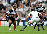 Mathieu Bastareaud in action for the Barbarians