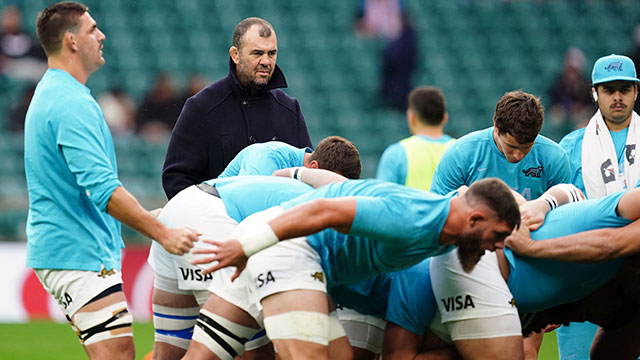 Michael Cheika ahead of the England v Argentina match in 2022 Autumn Internationals