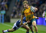 Michael Hooper in action for Australia against Scotland in 2022 Autumn Internationals