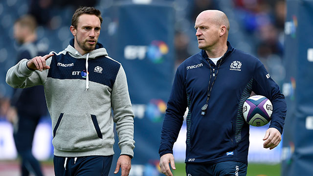 Mike Blair and Gregor Townsend