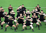 New Zealand perform Haka before facing South Africa in World Cup