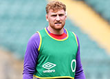 Ollie Chessum at England training session before 2024 autumn internationals