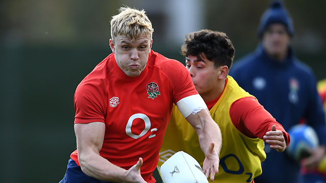 Ollie Thorley has been training at flanker with England