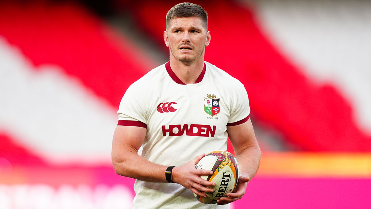 Owen Farrell training with Lions for First Nations and Pasifika XV match during 2025 Lions tour