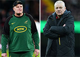 Rassie Erasmus and Warren Gatland