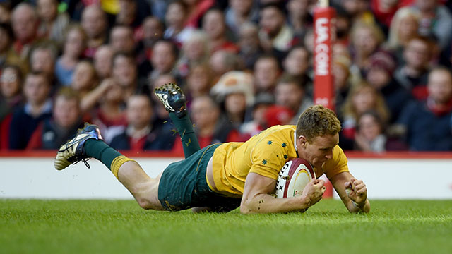 Reece Hodge scored a try and kicked two penalties for Australia