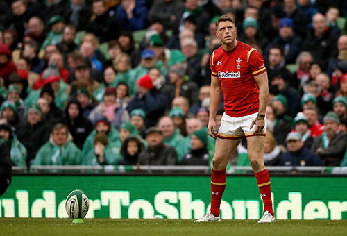 Rhys Priestland in action for Wales