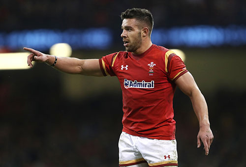 Rhys Webb in action for Wales