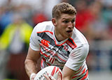 Ruaridh McConnochie playing for England Sevens