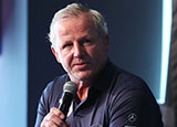 Sean Fitzpatrick speaks during a press conference