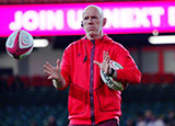 Steve Tandy at Wales training session before 2025 Autumn Internationals