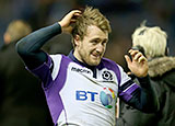 Stuart Hogg dejected after Scotland were edged by New Zealand