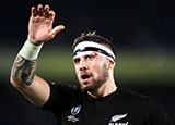 TJ Perenara in action for New Zealand at the 2019 Rugby World Cup
