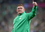 Tadhg Furlong at the Ireland v Scotland match during 2023 Rugby World Cup