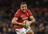 Taulupe Faletau playing for Wales