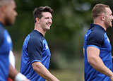 Tom Curry at an England training session