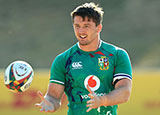 Tom Curry training with British and Irish Lions