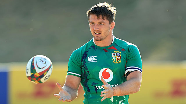 Tom Curry training with British and Irish Lions