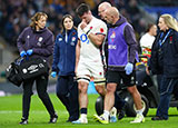 Tom Curry walks from the field in England v Australia match during 2024 autumn internationals