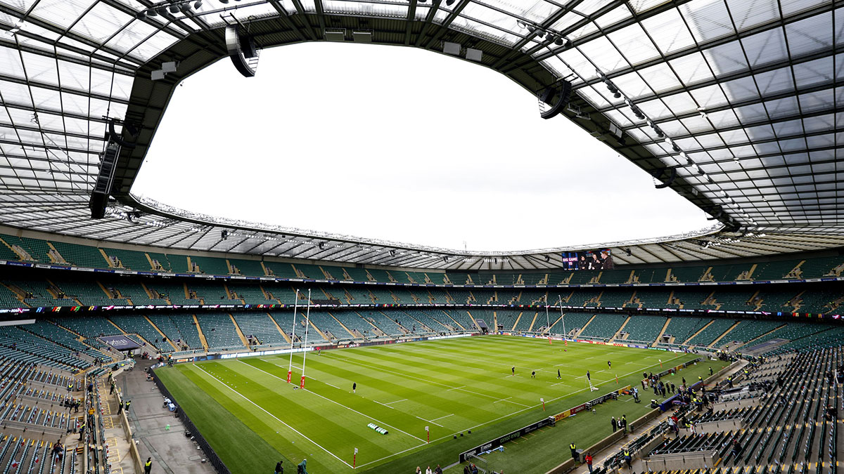 Twickenham Stadium before an Allianz Premiership match