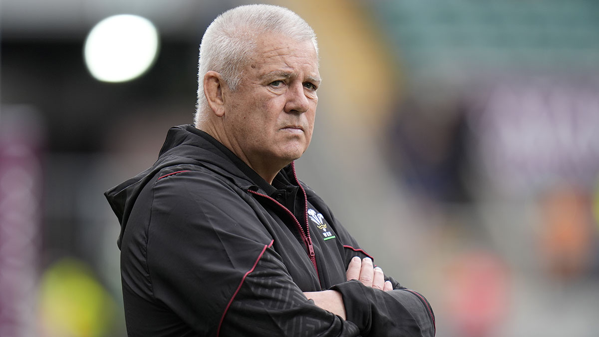 Warren Gatland at South Africa v Wales match during 2024 summer internationals