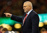 Warren Gatland at the Wales v Scotland Autumn International match