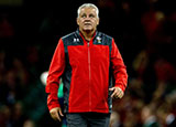 Warren Gatland before the Wales v Ireland World Cup warm up at Principality Stadium